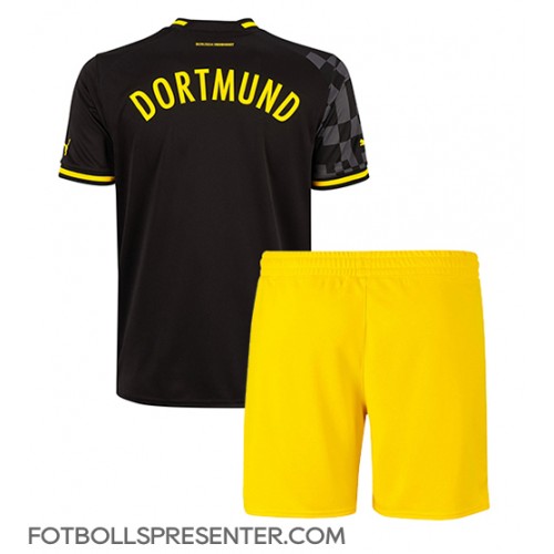Borussia Dortmund Bortatröja Barn 2022-23 Kortärmad (+ korta byxor)